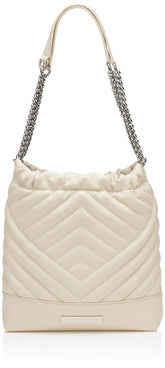 A | X ARMANI EXCHANGE Victoria Small Bucket Bag, Dusty Ground-Dusty Ground